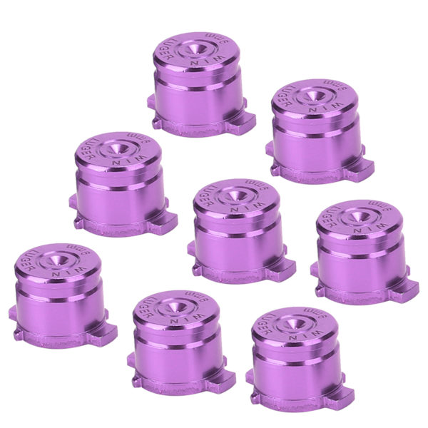 2 sæt PS4 Lilla Aluminium Legering Funktionsassistent Knap Controller Udskiftningsdele
