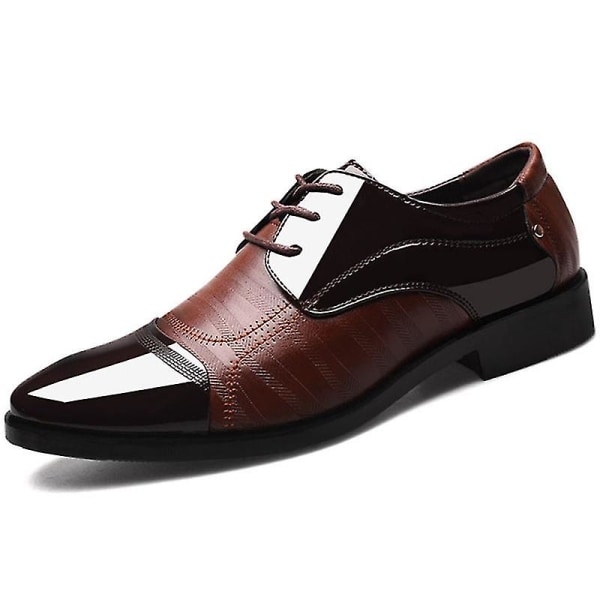 Miesten nauhalliset Oxford Smart Formal Business -hääkengät Brown 48