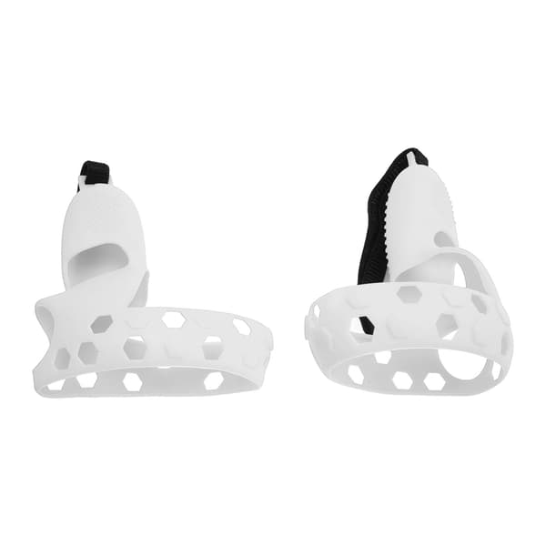Silikon VR Controller Greppskydd Skyddande Hylsa Anti-Kast Handledsrem för Quest 2 Grå Vit