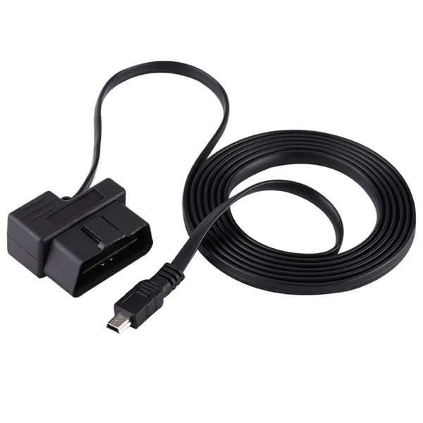 180 cm Bil OBD2 OBDII EOBD 16-Pin Diagnostisk Förlängningsadapter till Mini USB-Kabel