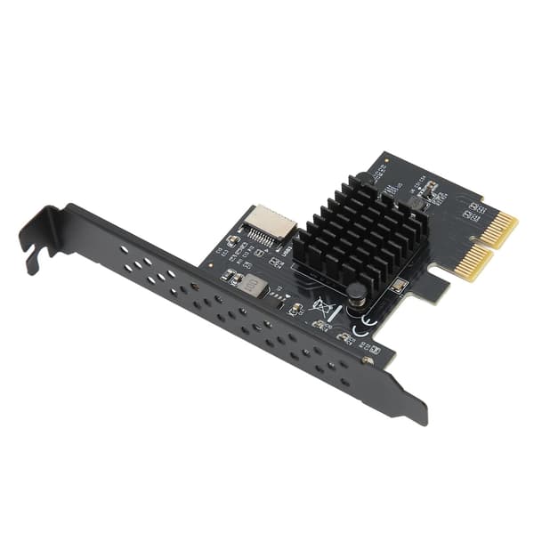USB 3.2 Typ E Frontpanel Internt Expansionskort 20PIN 10Gbps Adapter för Stationär PC PCI E 2X Gränssnitt