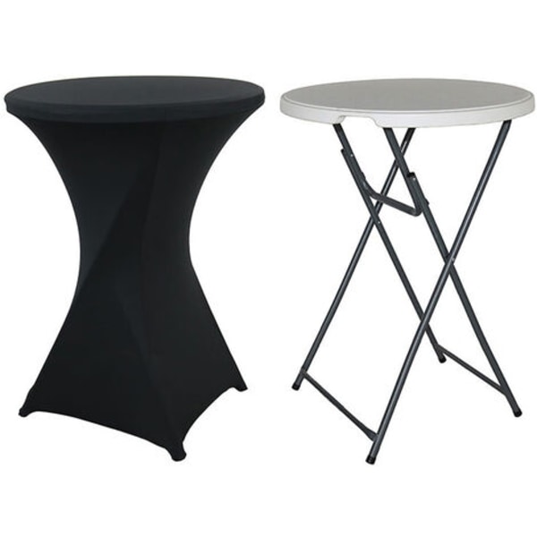 Bistro borddæksel - Spis stående - Deco Cocktail - Stretch Spandex （burgunder）