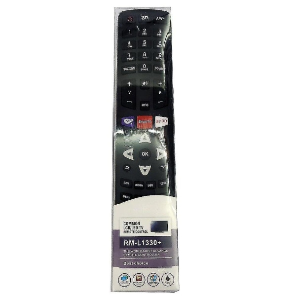 ersättning Rm-l1330+ För Tcl Led/lcd Smart Tv Fjärrkontroll Rc311fm13/rc311fm11/rc311 Fmi2 /rc3100