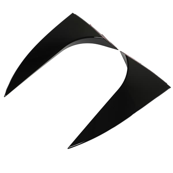 Ford Focus Hatchback 2015 til 2018 Bagrude Sidespoiler Par Blank Sort