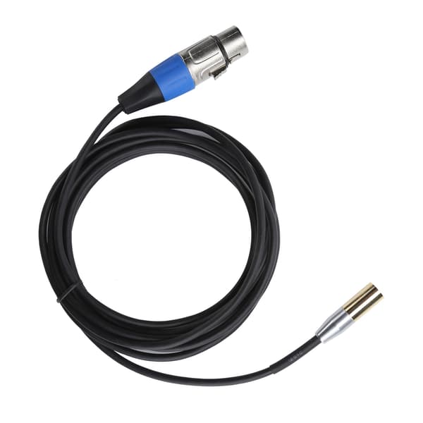 Mini XLR 3-benet han til hun lydkabel til Canon kamera mikrofon 1m 3.3ft