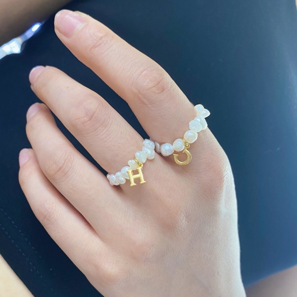 Ring Pearl S925 Silver Modesmycken Ac5244 K