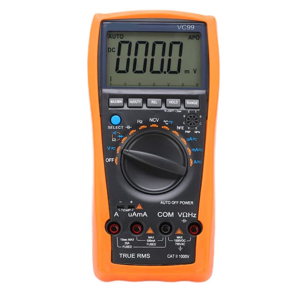 Høy presisjon LED digital multimeter med NCV - VC99 6000 Count