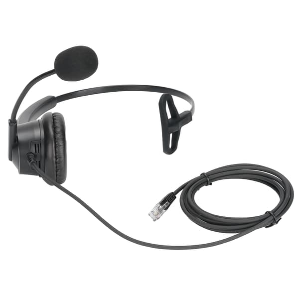 Bærbart Call Center-headset med mikrofon for kontorvirksomhet