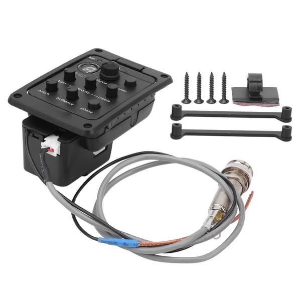 Gitarstemmer Equalizer Akustisk Piezo Pickup Musikkinstrument Tilbehør