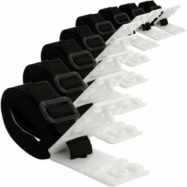 Pool Solar Cover Fixing Kit - 8 Solar Cover Straps - Solar Cover Strap Kit - Cover Reel Fixing - Storlek: 8st