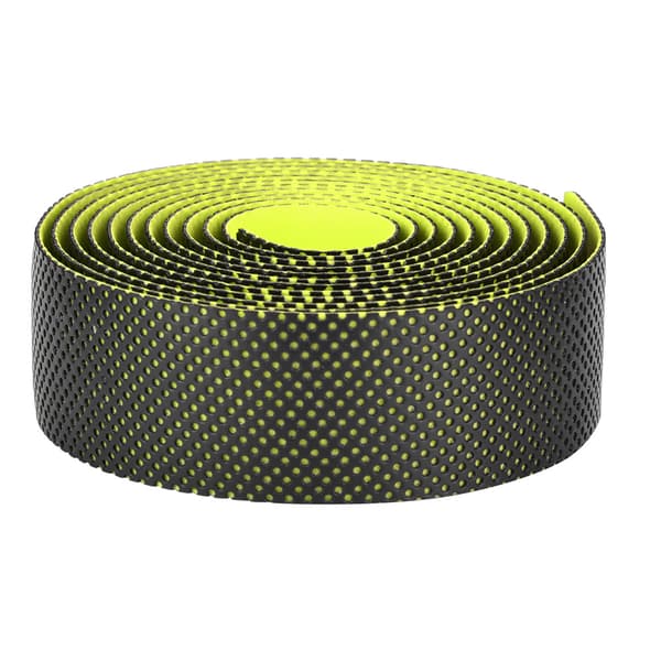 Racercykel Styrgreb Bælte Høj Elastisk Blød Svedabsorption Styrtape Sort Gul