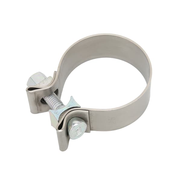 Universal Udstødningsbåndsforseglingsklemmer Rustfri Lyddæmperklemme Høj Hårdhed til Downpipe Header Manifold 2.5in
