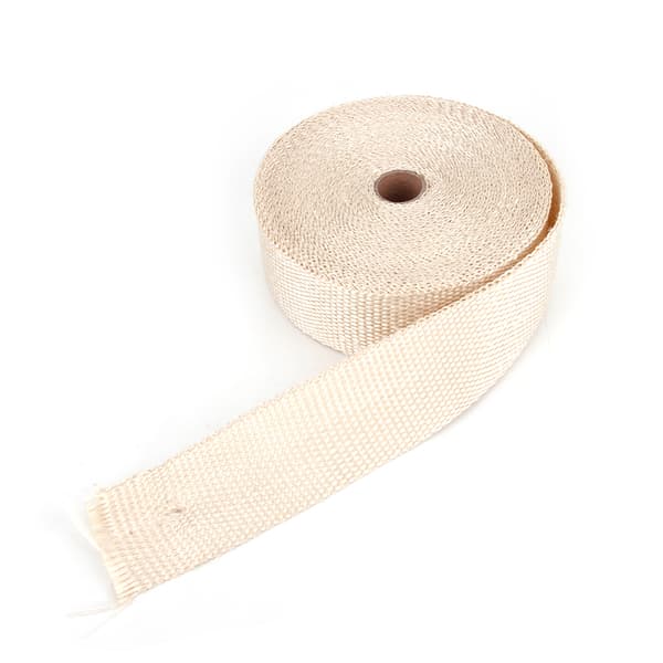 Fiberglass Eksosmanifold Rør Varmeisolasjon Wrap Lys Gul 5cm x 15m