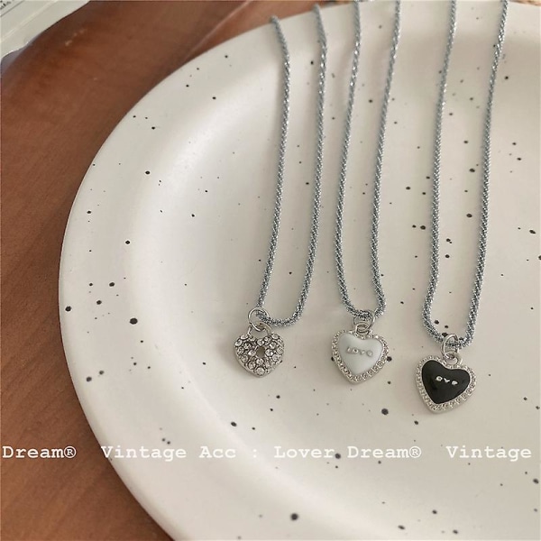 Halsband Heart Stud Summer Outfit Modesmycken Ac1568