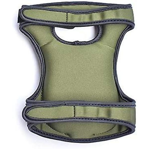 Knäskydd av svamp, 1 par skyddsdynor med memory foam för trädgårdsarbete 23x46 cm Grön