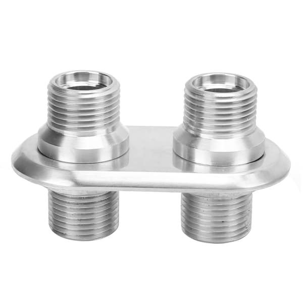 Ford Silver Universal 2 Port Luftkonditionering Skott Interface Ersättning Modifiering