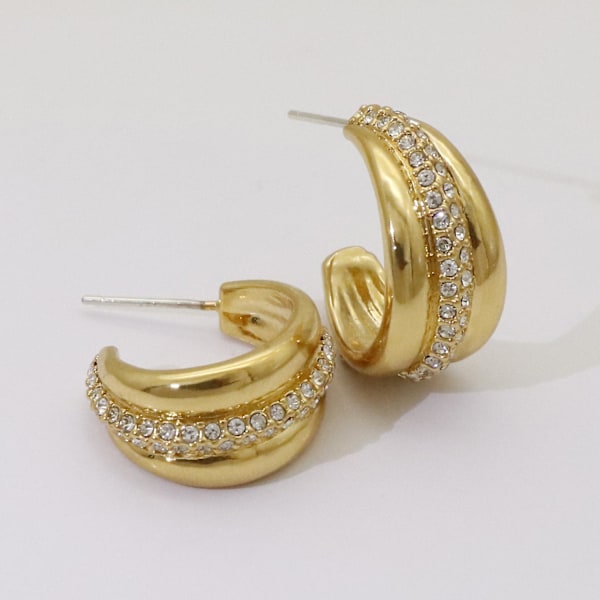 Örhänge Vintage Geometry Stud Modesmycken Ac6100
