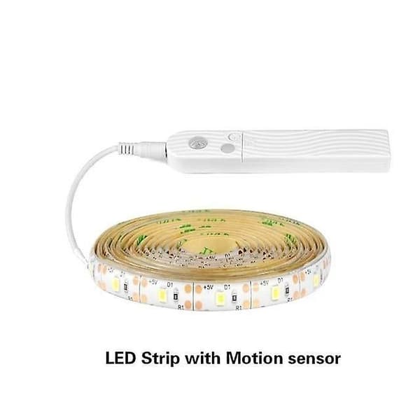 Bevegelsessensor LED-lysstriper Nattlys for sikkerhet Warm White Pack of 1 - 1M