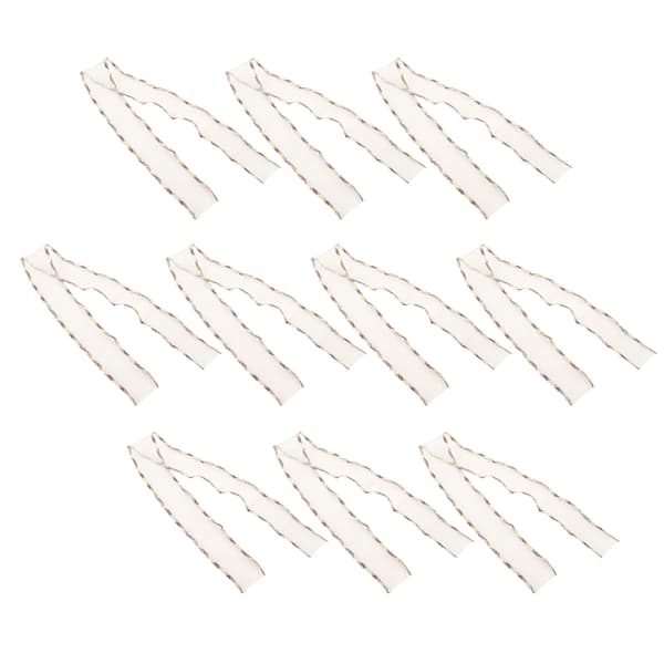 10 Yards 2.6in Brun Kantbånd Polyester Tyll for Klær Tilbehør DIY Hodeplagg Hår