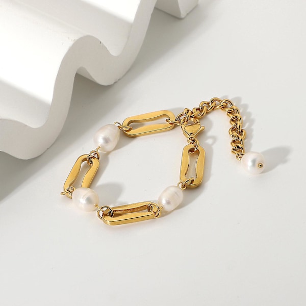 Armband Baroque Pearl Daily Outfit Metallic Element B1471