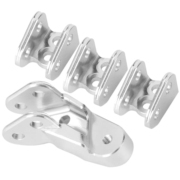Aluminiumslegering Link Mount Sæt RC Tilbehørsdel til Redcat Scout II Gen8 RC Bil Sølv