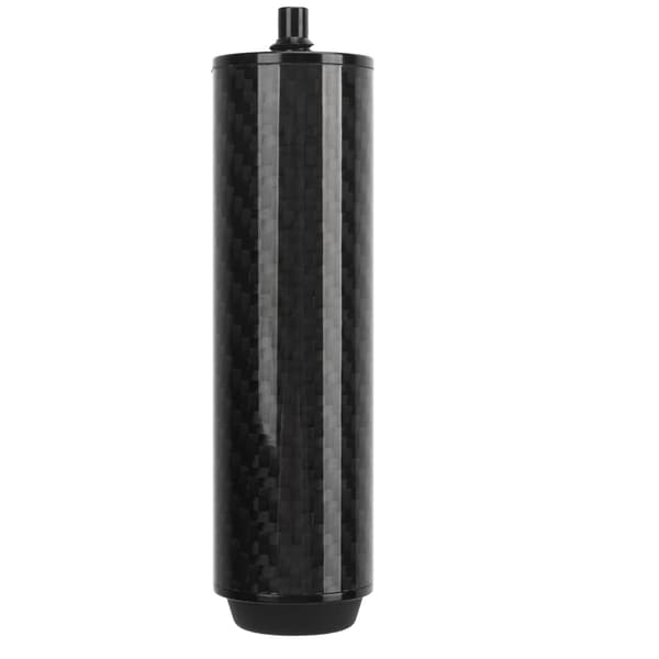 Kulfiber Pool Kø Forlænger Professionel Billard Kø Forlænger med Bumper Sort 10 cm