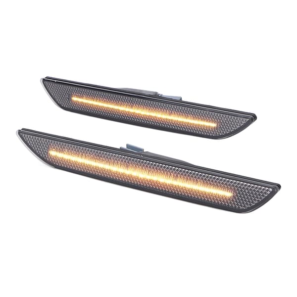 LED Sidemarkeringslys Røget Linse Udskiftning til Ford Mustang 2018 2020 EU Version