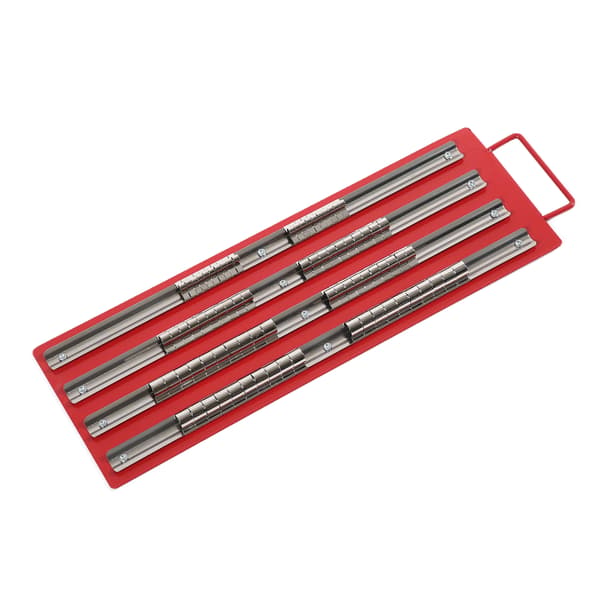 Socket Organizer Brick med 1/4 3/8 og 1/2 Tomme Drevholdere til Bilreparation