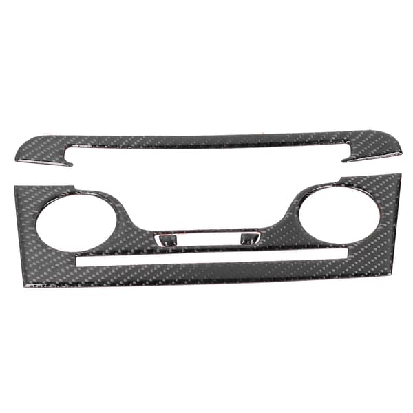 4st Kolfiber AC Ventilationsram för Dodge Charger 2011 2012 2013 2014