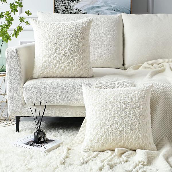 Putetrekk 45x45cm Sett med 4 Halloween Putetrekk Bomull Putetrekk dekorasjonssofa Myk bomull Firkantede putetrekk til soverom Stue sofa
