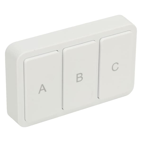 Smart Scene Button Fjernkontroll 3 Gang Trådløs ZigBee Hjemmekontrollbryter
