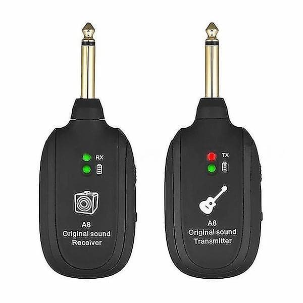 Lydmottaker UHF Gitar Trådløst System Sender Sett