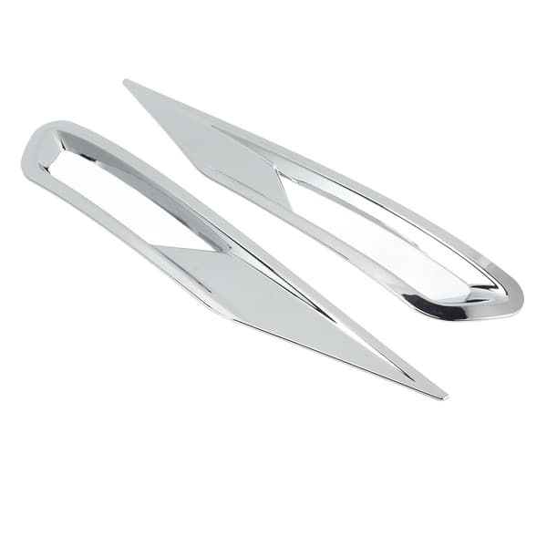 2 STK Front Tåkelys Deksel Trim Sølv Tåkelysramme Erstatning for Volvo XC60 2018 2021