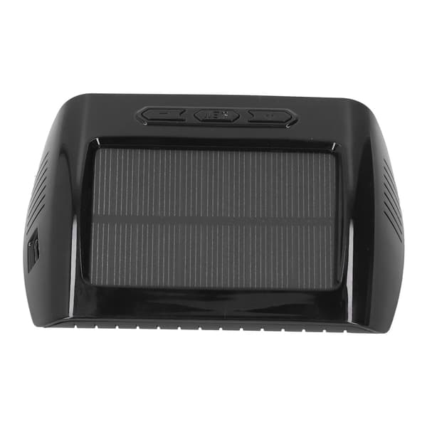 Solcellsdriven USB-däcktrycksövervakningssystem TPMS 4 sensorer LCD-display temperaturdetektering mittkonsolmonterad