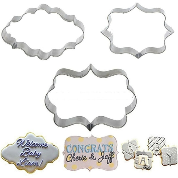 Stk Kakeverktøy Form Form Konditori Fondant Cookies Cutter Dekorasjon Sugarcraft