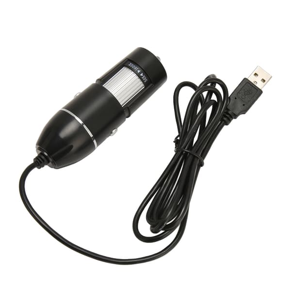 USB digitalt mikroskop 1600X forstørrelse 8 LED bærbart HD-kompatibelt Windows Mac Android