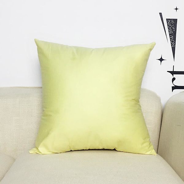 Pakkauksessa 2 koristeellista ulkotyynynpäällistä puutarhatyynynpäällinen Light Yellow