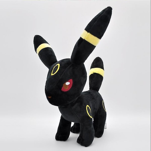 Eevee plysj myk utstoppet dyredukkegave 12&quot; EN black