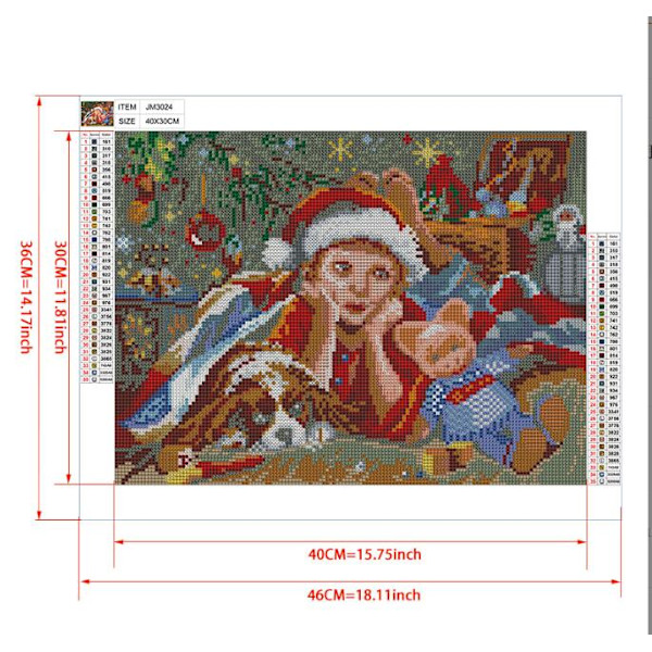 Söpö kodin diamond painting (40x30cm)