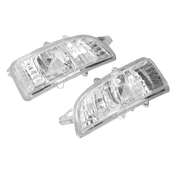 S80 II AS 124 2007-2013 Front Wing Mirror Indicator Light Lens Klar Deksel Erstatning 1 Par