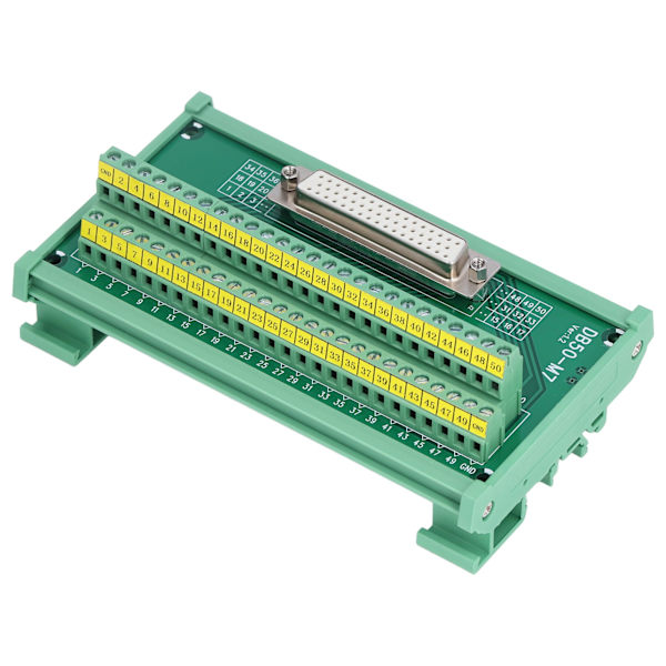 DB50 til Terminal Connector Adapter Plate PCB Board Rett Hunn DC60V M7