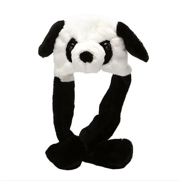 Ear Moving Jumping Hat Rolig plysch Ghost Hat Movable Ears Hat Panda