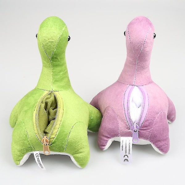 Ness gosedjur docka tecknad dinosaurie plyschleksak Pojke Present A Green