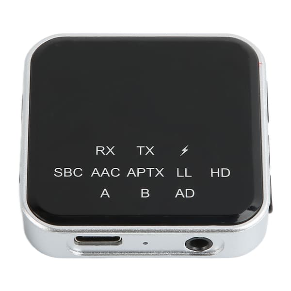 Bluetooth Transmitter Receiver 2 i 1 Lav Latency Adapter med 3,5 mm AUX til TV PC