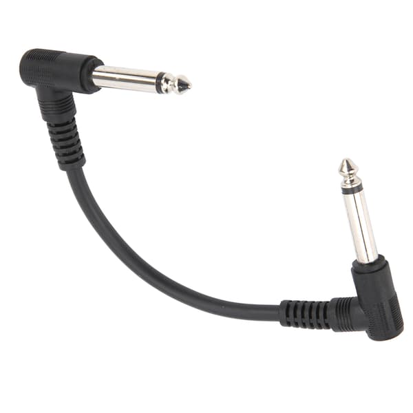 Universal gitarpedal patchkabel 6 tommer bass elektronisk trommeinstrumenttilbehør