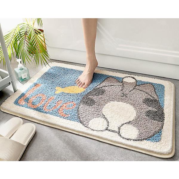 Hem sovrum veranda golvmatta dörrmatta absorberande halkfri 50*80cm