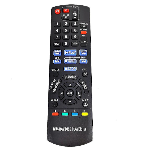 ersättning N2qayb000734 För Panasonic Blu-ray Disc-spelare Fjärrkontroll Dmp-bd75 Dmp-bd77 Dmp-bd87