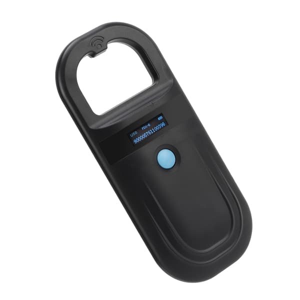 Sort Pet Microchip Scanner 134.2Khz Håndholdt Dyrescanner til Katte Hunde