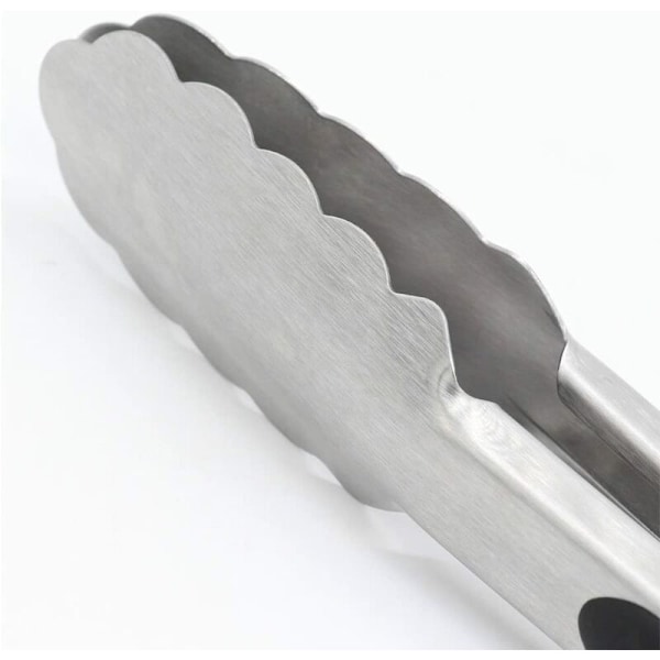 304 ruostumattomasta teräksestä valmistetut keittiöpihdit, 12"; ja 14&quot; Set 2 Heavy Duty BBQ-lukitusruokapihtiä ergonomisella kahvalla
