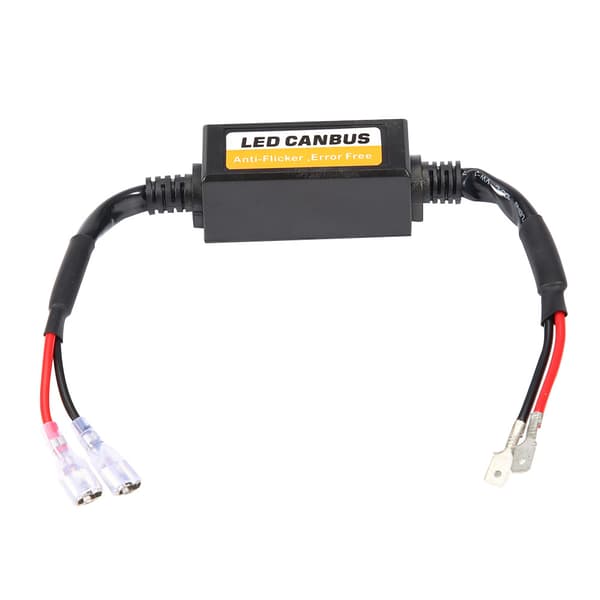 1 par H1 H3 Canbus LED-frontlysdekoder Anti-flimmermotstand feilfjerner